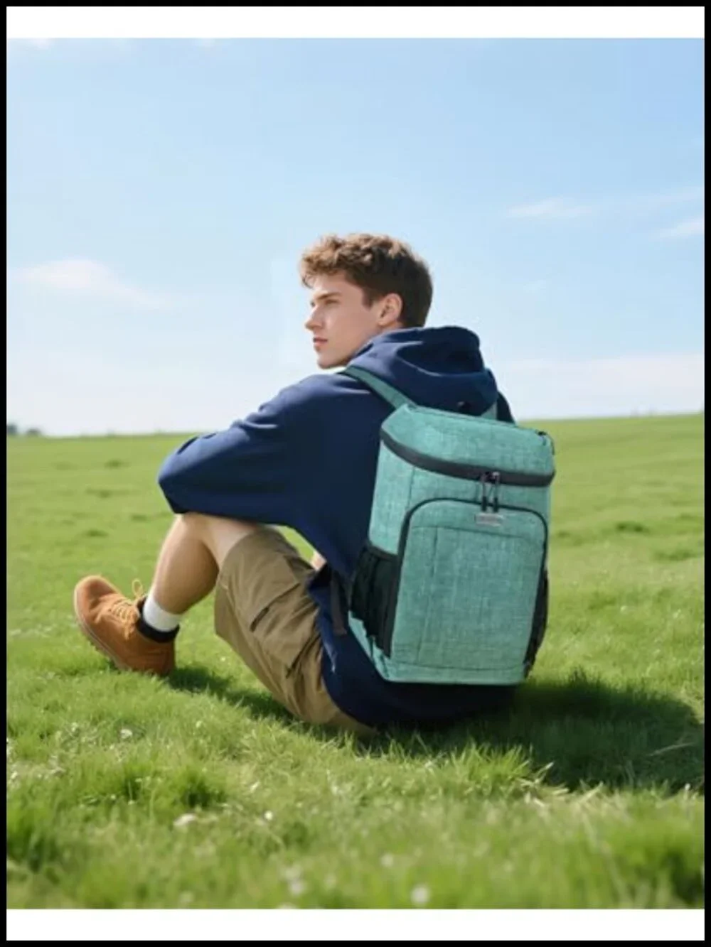 Insulated Cooler Backpack 30 Can Leak Proof Picnic Hiking